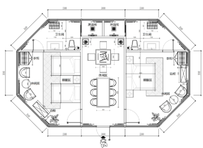 双连顶帐篷（天空之镜）